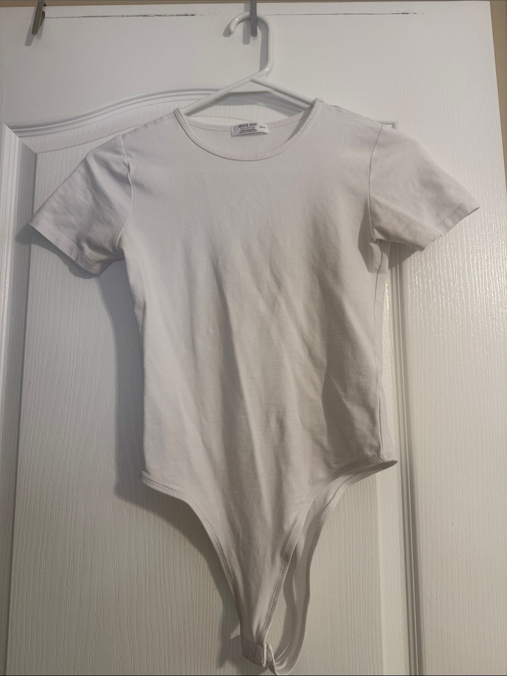 Ardene White Short-Sleeve Bodysuit